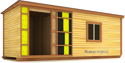 Конструкция бытовки в Кингисеппском районе